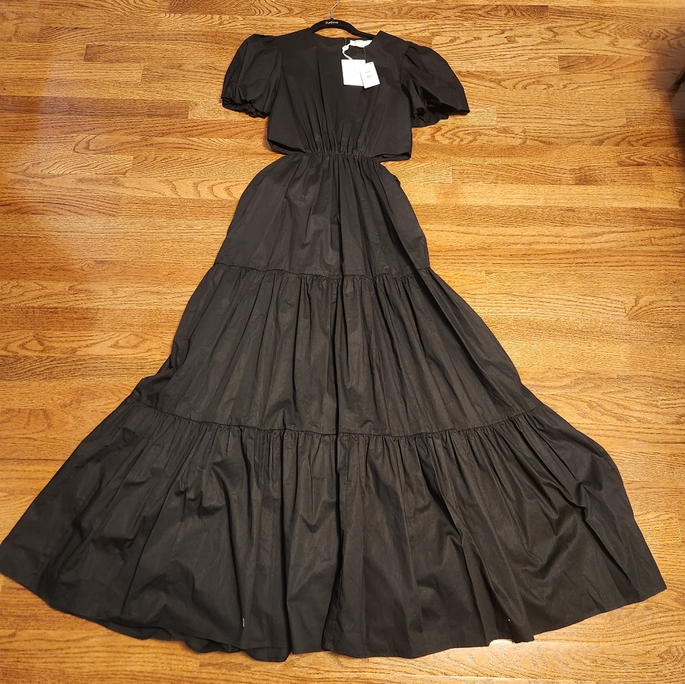 NWT Wayf Plaza Cutout TieredMaxi Dress, Small - Picture 9 of 11